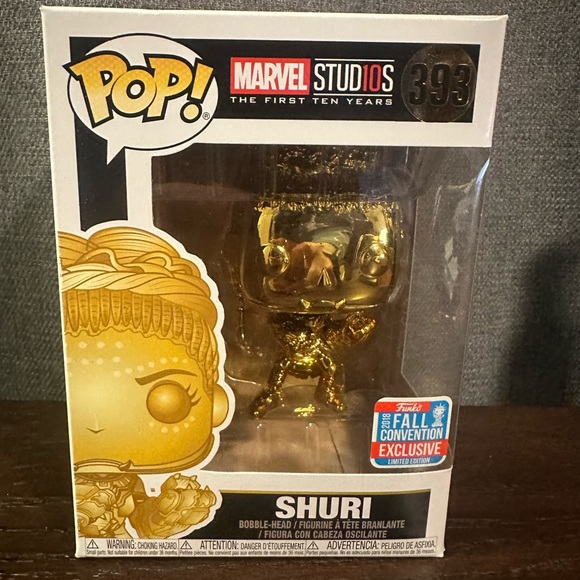 Funko Pop! Marvel Studios SHURI #393 NYCC 2018 Fall Convention Limited Edition - Picture 1 of 6